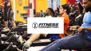 Members using Fitness Connection gym equipment